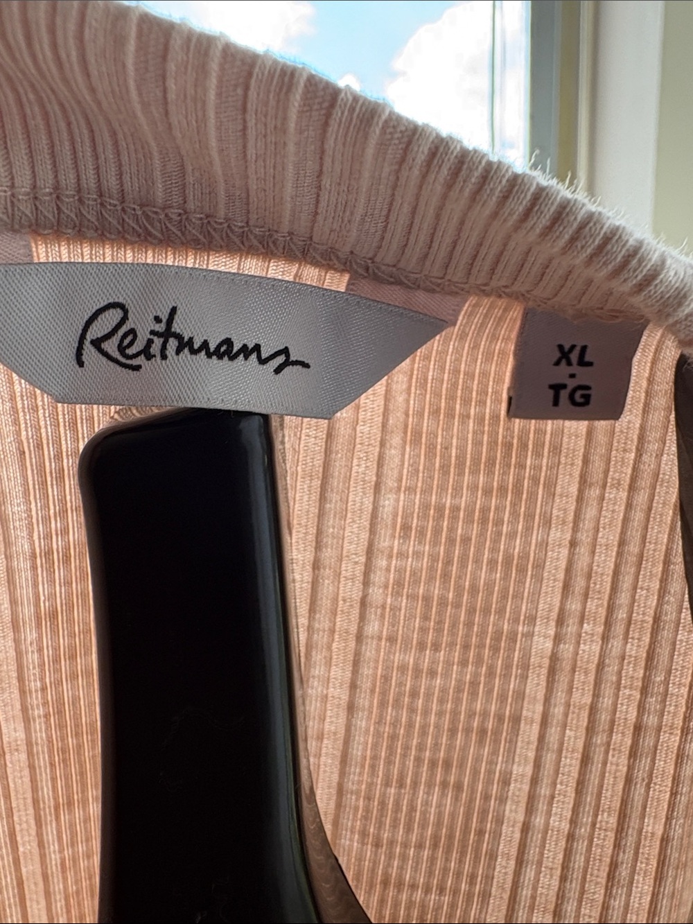 Reitmans Light Pink Ribbed Tank Top - Picture 3 of 4